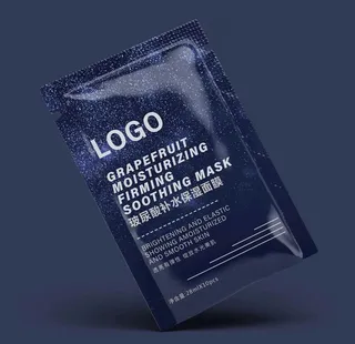 铝箔袋面膜包装设计效果图图片