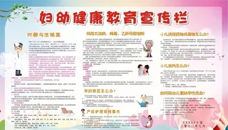妇幼健康教育宣传栏图片