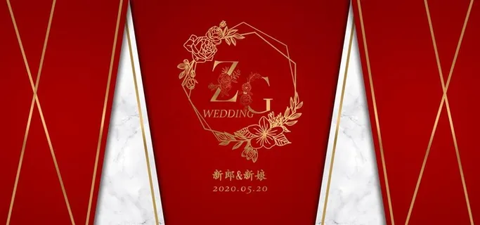 红色大理石 红色主题婚礼 红色图片