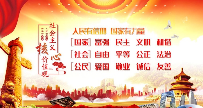 *核心价值观图片(4724x2657)psd模版下载