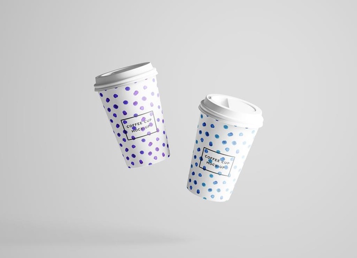 咖啡杯奶茶杯样机效果图图片