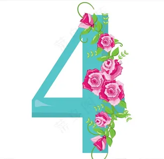 花数字图片
