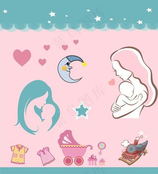 母婴装饰图标图片