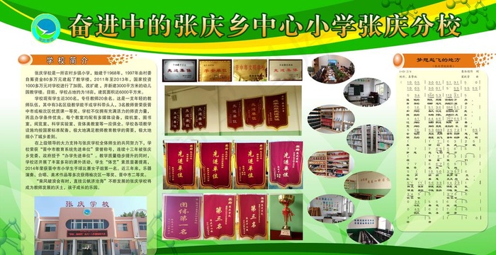 学校展板图片psd模版下载