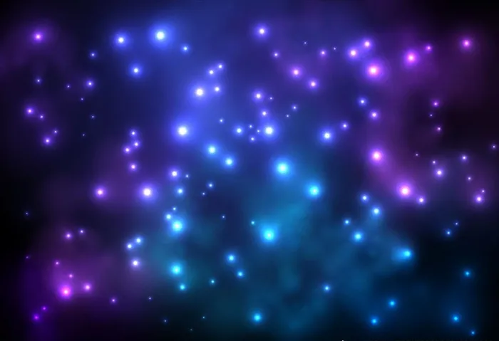 梦幻星空图片ai矢量模版下载