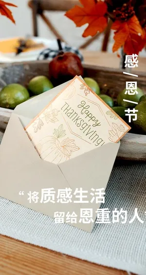 感恩节海报图片