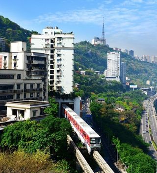 重庆轻轨图片