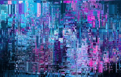 赛博朋克科技感背景图片