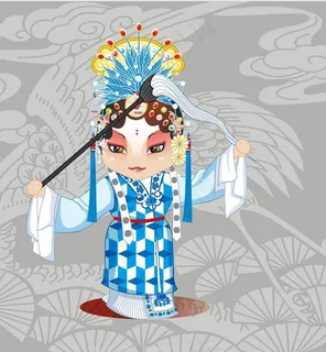 卡通京剧人物图片