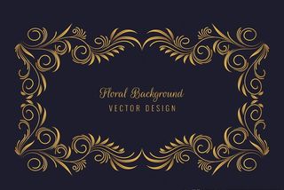 欧式花纹边框图片