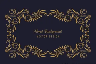 欧式花纹边框图片