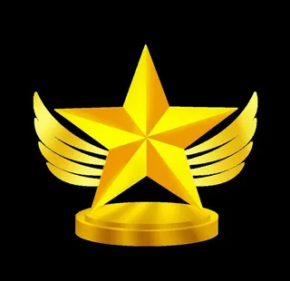奖杯奖牌五角星图片