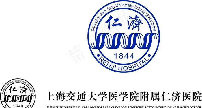 仁济医院LOGO图片cdr矢量模版下载