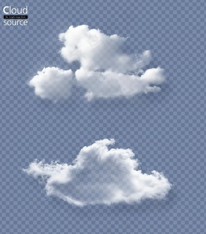 白云图片psd模版下载