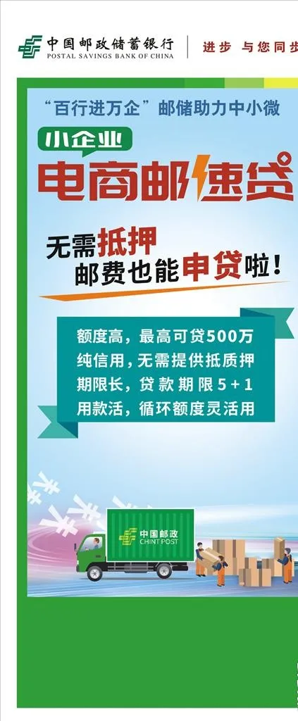 电商邮速贷图片(2268x5102)psd模版下载
