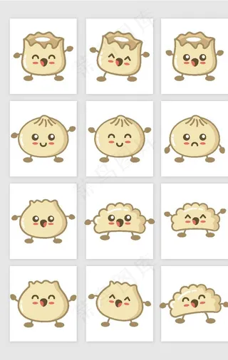 卡通包子图片