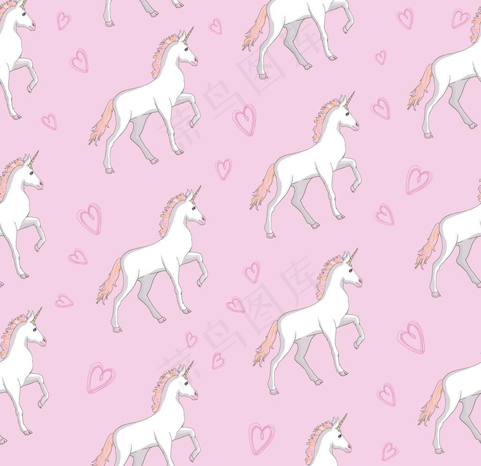 动植物无缝花纹图片