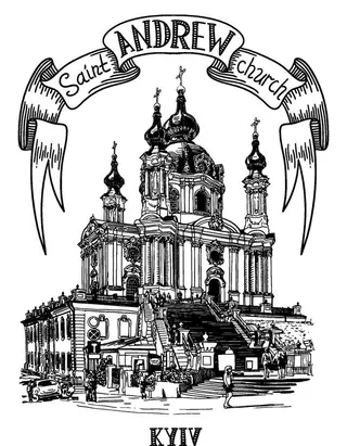 素描城市建筑图片