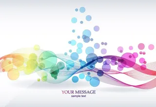 动感线条圆点梦幻背景图片