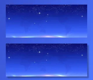 蓝色星光企业宣传会议展板背景图片