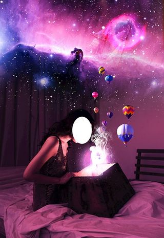 盒子特效海报图片