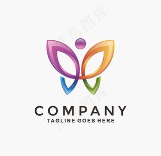 蝴蝶logo图片