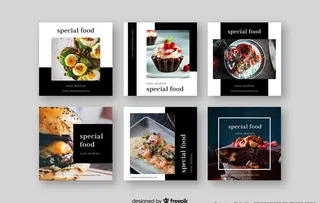 海报矩形模板图片