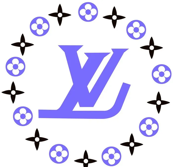 LV 大牌 紫色 T恤图片(2288x2286)