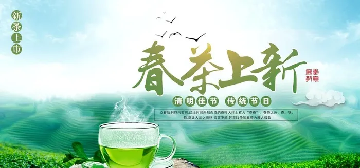 茶叶海报图片(7087x3543)psd模版下载