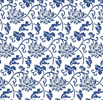 青花瓷花纹图片 青花瓷花纹图片