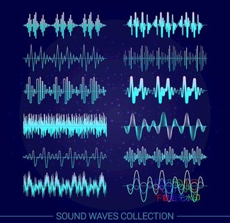 音效音频波形图片