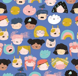 卡通无缝图案图片