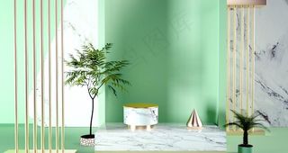 C4D商品展台图片