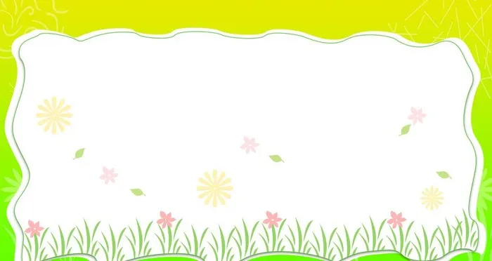 幼儿园展板背景图片(4724x2657)psd模版下载