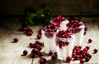 蔓越莓糖果冰淇淋图片
