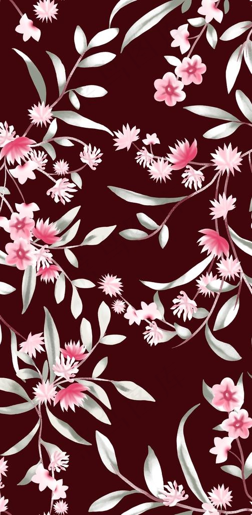 小碎花 手绘图片