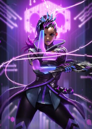 CG二次元可爱性感美女插画图片