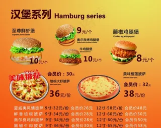 汉堡系列图片