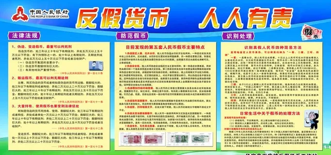 中国人民银行反假货币图片
