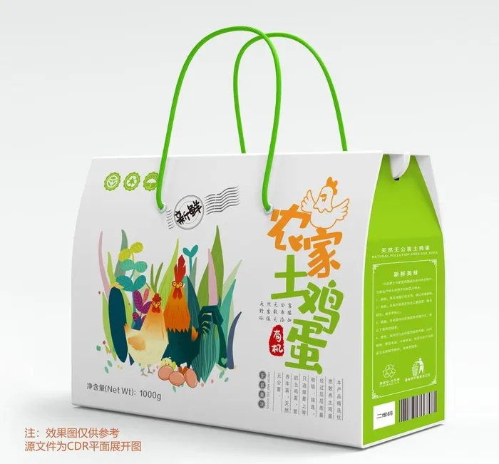 鸡蛋包装图片cdr矢量模版下载