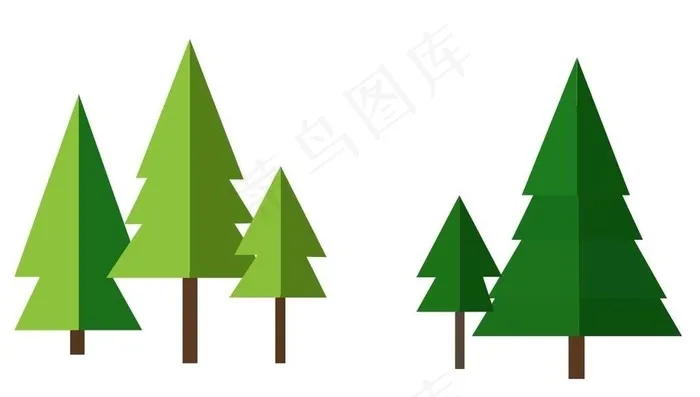 矢量卡通树图片cdr矢量模版下载