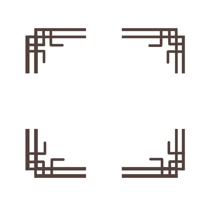 框古风矢量木框围边边框围栏图片(2000x2000)psd模版下载