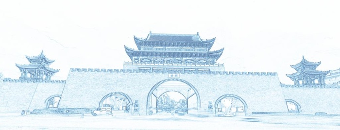 南城门图片(5717x2368)psd模版下载