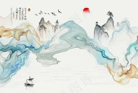 水墨山水图片 水墨山水图片