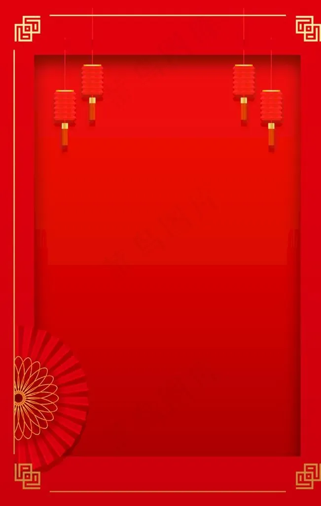 红色海报背景图片psd模版下载