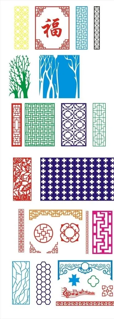 木艺雕花 图片cdr矢量模版下载