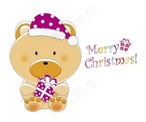 可爱的熊礼品盒图片