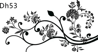 装修单花矢量图图片