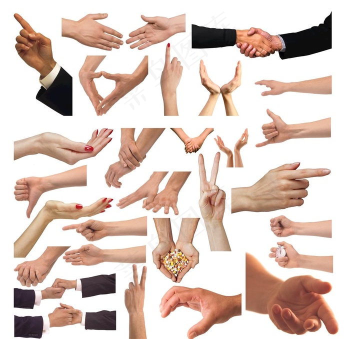 手图片