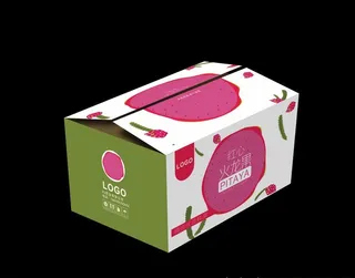 火龙果包装盒图片